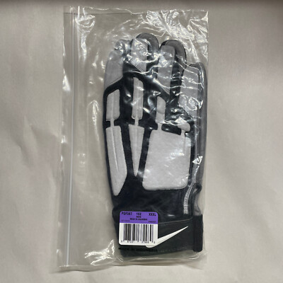 Nike D-TACK GLOVES 4XL ホワイト/グレー【新品・未使用】 Nike D-Tack 7.0 Football Lineman Gloves White Mens Size 3XL