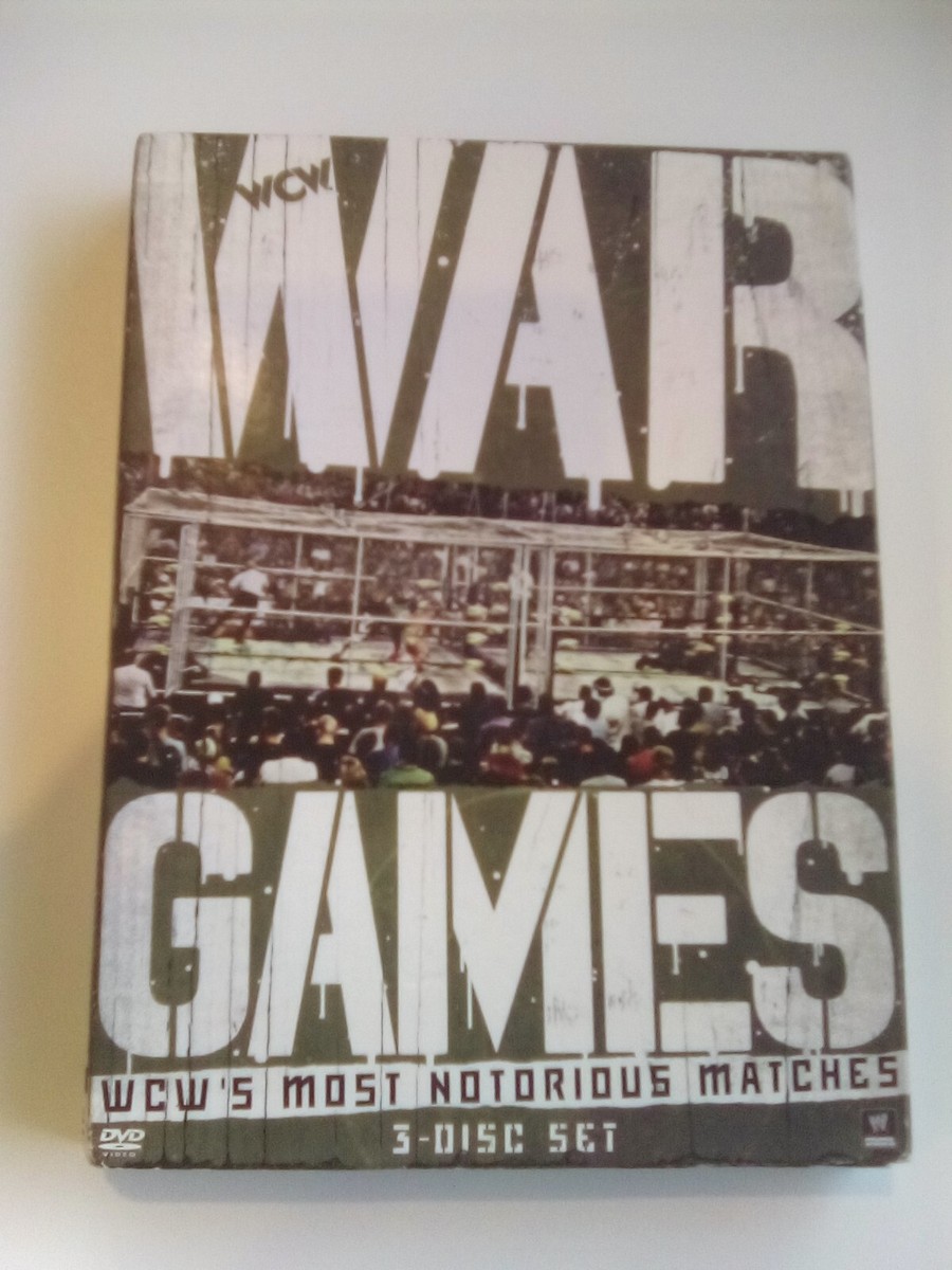 WCW War Games WCW's Most Notorious Matches DVD 3 Disc Set CASE