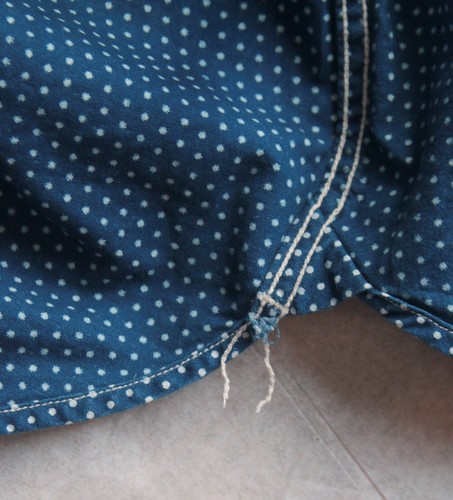 Workers K&T H MFG Co Italian Collar Shirt, Polka Dot Size 16 Large - Picture 17 of 21