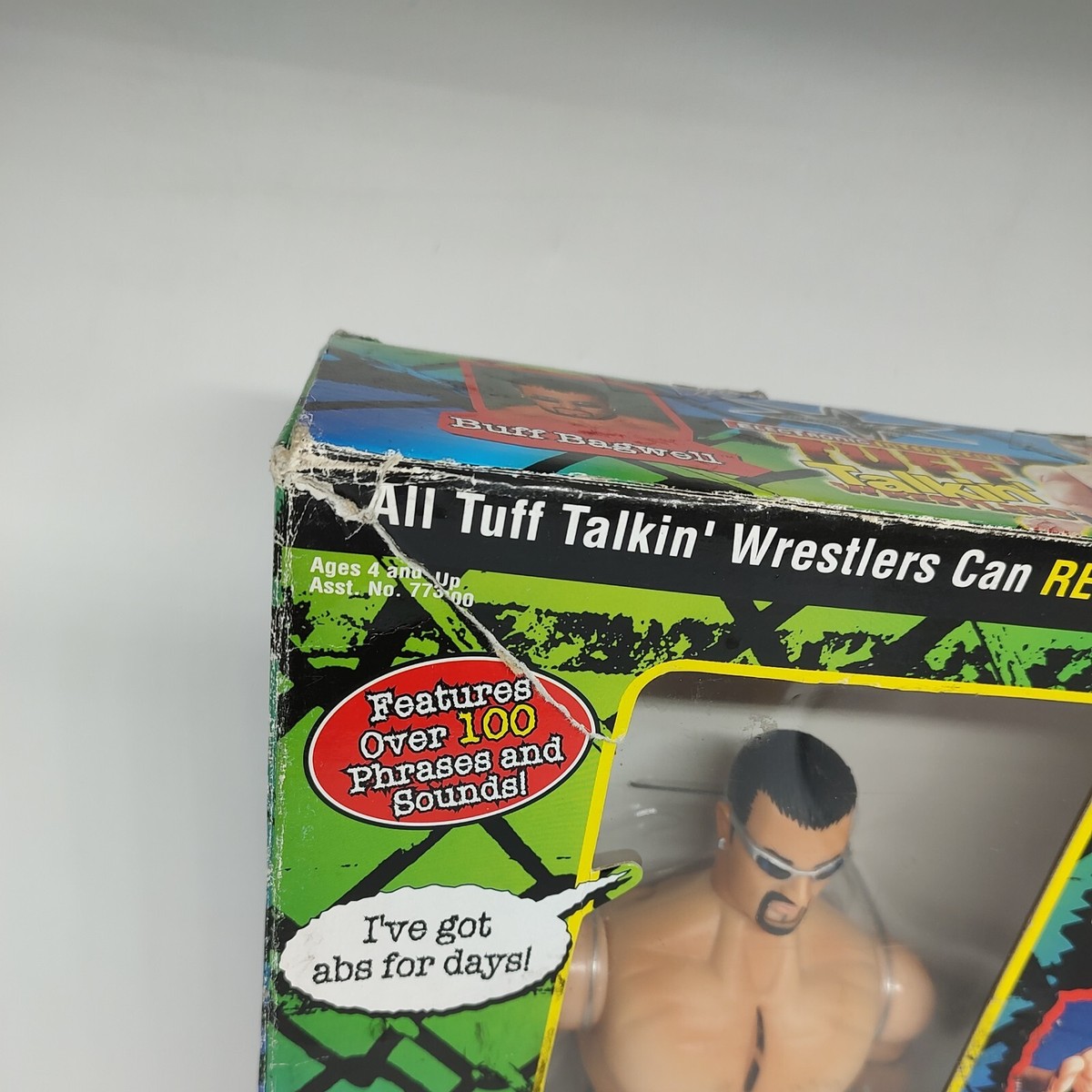 Toy Biz 1999 WCW Wrestling Tuff Talkin Buff Bagwell WWE Vintage