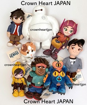 Disney Store Japan Big Hero 6 stanDs Small Plush Set of 8 - Baymax