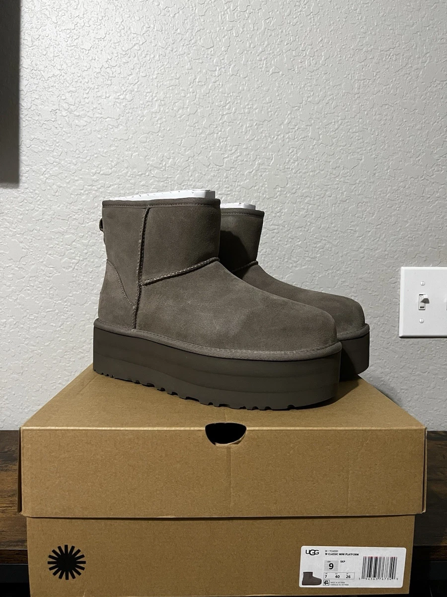 UGG Australia Classic Mini Gray Boots for Women for sale - eBay