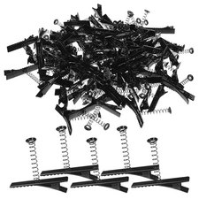 100pcs Metal Duck Bill Hair Clips DIY Hairpins Barrettes for Hair Styling Sch...