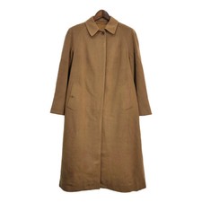 80s England BURBERRY PRORSUM Cashmere Soutien Collar Coat Brown