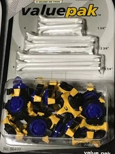 Pack Of Champ Scorpion Stinger Tri Lok Golf Soft Spikes & Zero Friction Tees NEW