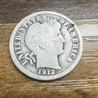 1912 10C Barber Dime Actual Coin Good Details. Check My Other Dimes Out Too