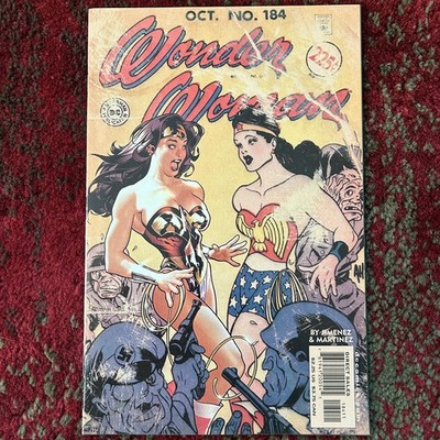 Wonder Woman #184 Adam Hughes Cover Art Key Issue 2002 DC Comics Excellent Cndn