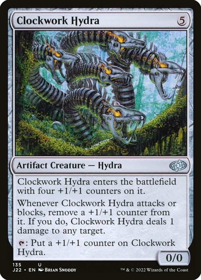 MTG Magic the Gathering Clockwork Hydra (135/835) Jumpstart 2022 NM