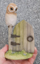 Teviotdale owl on gate post