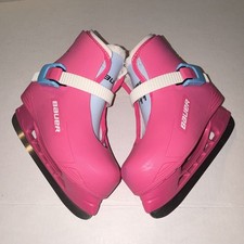 Bauer Youth Figure Ice Skates Size 10/11 Pink...