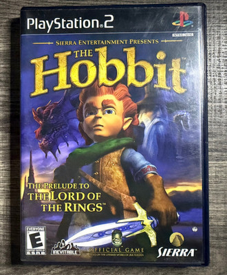 The Hobbit - Sony Playstation 2 PS2 - Sierra - Acceptable Condition