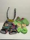 Vintage  Hasbro Cpk Cabbage Patch Kids Doll 129 South College Outfit W/ Sneakers
