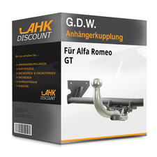 Für Alfa Romeo GT 11.2003-jetzt G.D.W. Anhängerkupplung abnehmbar NEU