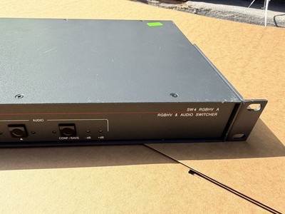 Extron SW4 RGBHV A & Audio Switcher  w/ Mounting Brackets - Fast Shipping!