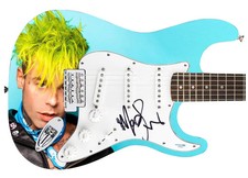 Mod Sun Signed 1/1 Custom Graphics Guitar Avril Lavigne ACOA