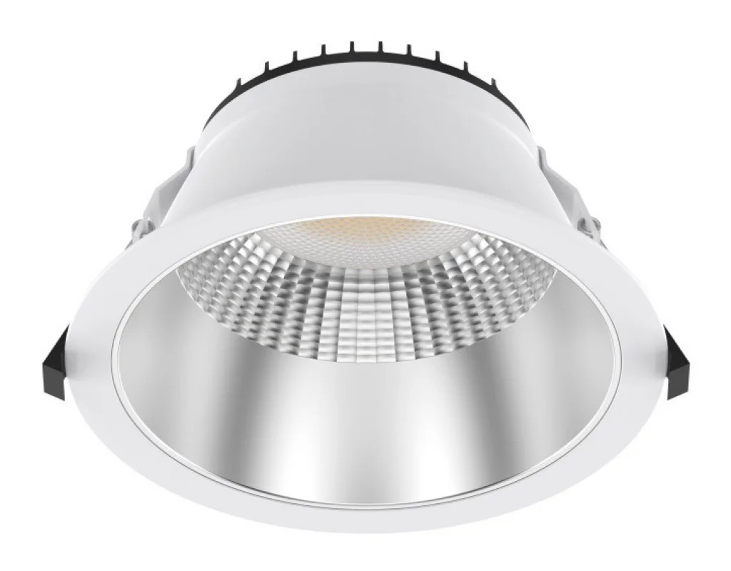 Downlight White Recess Plus II 18w LED 235mm Dimmable IP54 3000K 4000K 2350lm