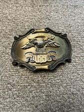 Vintage Harley Davidson Screaming Eagle Belt Buckle 1978 Raintree Bronze USA