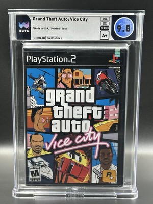 Grand Theft Auto: Vice City   WATA 9.8 A+   PlayStation 2   Not VGA/CGC