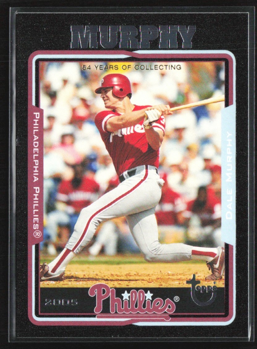 Dale Murphy 2005 Topps Retired Signature Edition Black /54 B #53