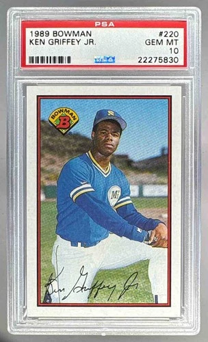 22275830 Ken Griffey Jr 1989 Bowman #220 Rookie RC PSA 10