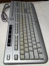 HP Keyboard Wired Model 5187 Featuring Media Control Keys PS/2 Connector Tested