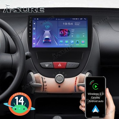 Android 11 Car Stereo Radio For Toyota Aygo 2004-2014 PEUGEOT 107 Citroën C1 Cam