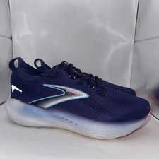 Women's Brooks Glycerin 22, Blue Ribbon/Peacoat/Dianthus, 10 B Medium US