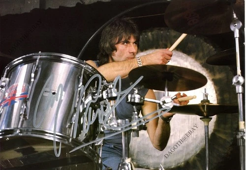 COZY POWELL Rainbow Whitesnake Black Sabbath Drummer Rising Tyr Autograph SIGNED