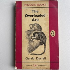 Product Image: RARE SIGNED - DURRELL, GERALD - THE OVERLOADED ARK PENGUIN 1959 Reprint 1228 VG-