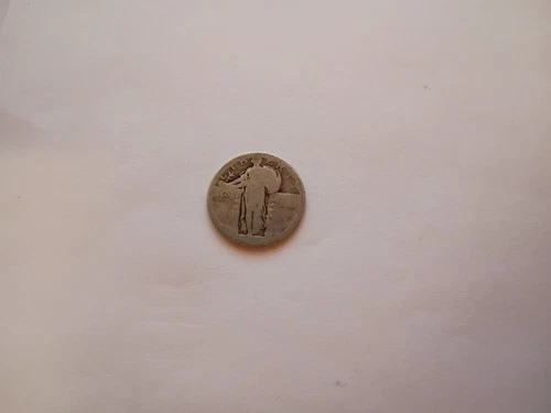No Date Standing Liberty Quarter 90% Silver 25c