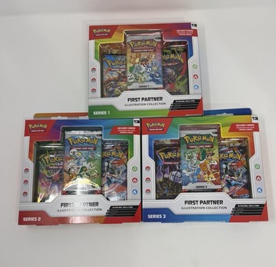 Pokemon TCG First Partner Series 1, 2 & 3 Bundle - Brand New & Factory Sealed  