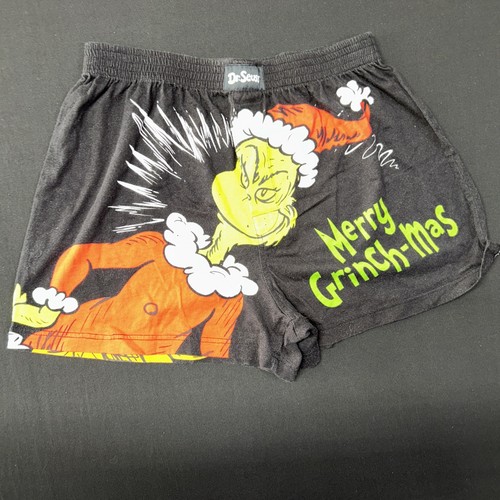 The Grinch/Max Mens Boxer Shorts Large