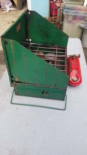 Vintage Coleman zweiflammiger Campingkocher Modell 425B - Bild 3 von 9