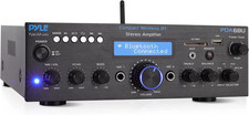 Pyle PDA6BU 200W BT Stereo Power Amplifier -Black Open Box