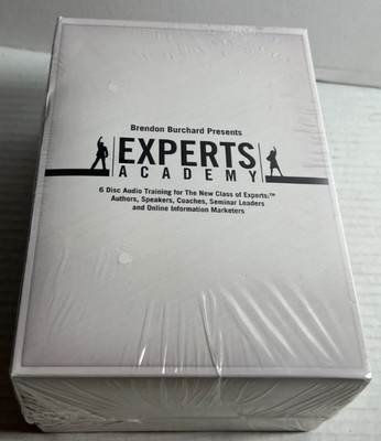 Brendon Burchard Presents Experts Academy 6 Disc Audio Training Box Set SEALED