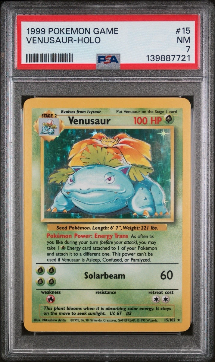 Pokémon TCG Base Set Grade 7 Individual Collectible Card Game