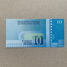 Finland, 10 Markkaa Banknote 1986 Helsinki Currency P113 Pre-Euro UNC B99