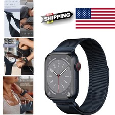 Stainless Steel Milanese Loop Band for Apple Watch 38mm 40mm 41mm