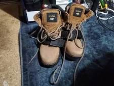 Cougar Paws Performer CPPP Roofing Boots Mens Size 9.5 Brown Leather W/ Strap