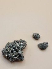 Esemplari minerali di pirite naturale 3 pezzi 19,8 grammi