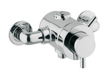 Deva Vision Thermostatic Exposed Concentric Shower Valve With Lever Handle UK