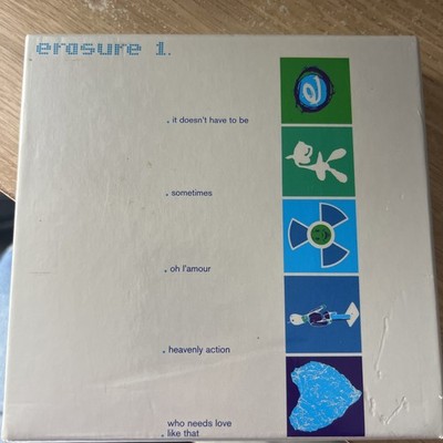 ERASURE 1 Singles - EBX1 (CD 1999) 5-Disc Box Set Synth-Pop Best Of Volume I