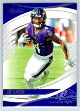 2025 Absolute Football - Zay Flowers - Baltimore Ravens - Base - #62