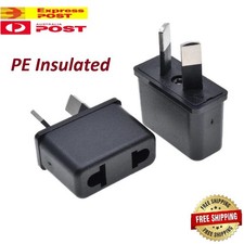 50x US UK EU ADAPTER PLUG TO AUSTRALIA AU TRAVEL POWER PLUG DOUBLE INSULATED