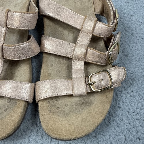 Vionic Misa Women's Size 6 Slip on Sandals Rose Gold Slides MISA/TVW5135 buckle - Picture 5 of 20