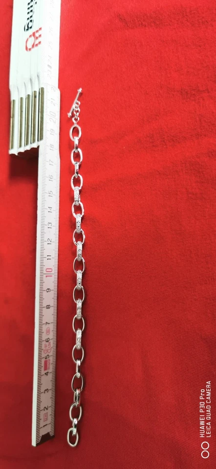 Damen Armband Modeschmuck mit Swarovski Elementen. Rhodiniert von Liora. - Bild 2 von 4