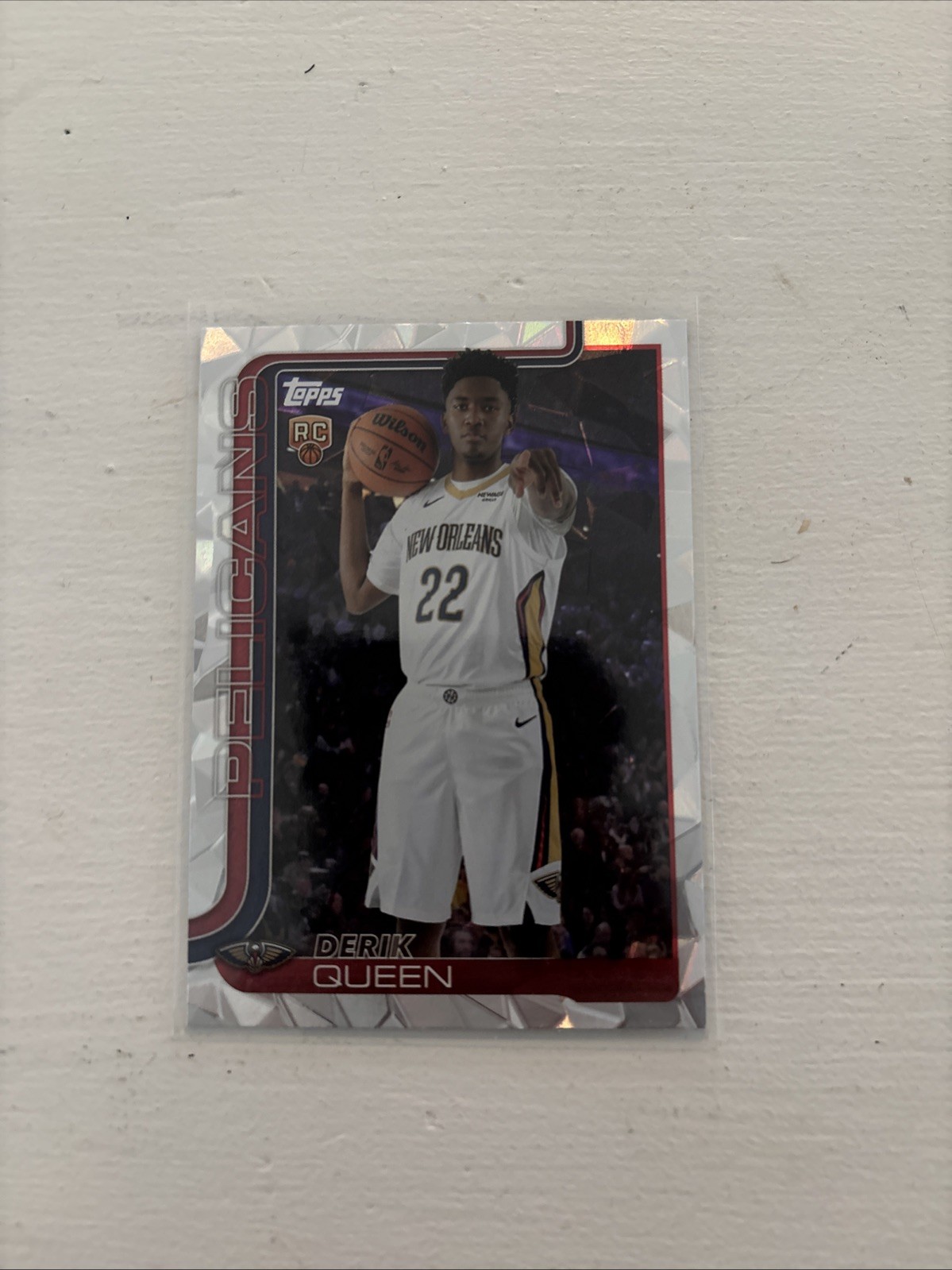 2025-26 Topps - Derik Queen #213 Crackleboard Foil (RC)