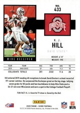 2020 Score #433 K.J. Hill Red