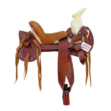 11.5" Chedron Pony Montura Charra Nino Kids Mexican Saddle