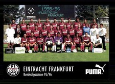 Original Mannschaftskarte Eintracht Frankfurt 1995-96 Ohne Unterschrift